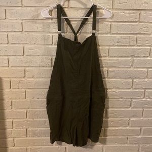 Stretch Linen Shortall